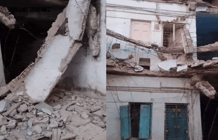 VIDEO | અમદાવાદમાં મોટી દુર્ઘટના : સુખરામનગર સ્લમ ક્વાર્ટર્સમાં ગેલેરી ધરાશાયી, ફસાયેલા લોકોનું રેસ્ક્યુ