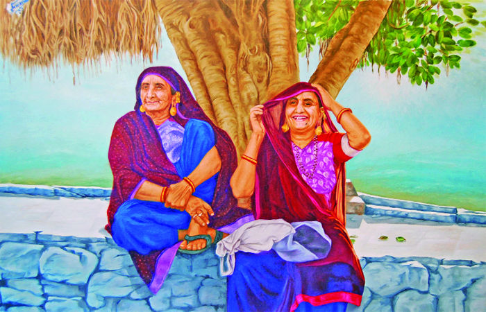 વિધવિધ પ્રતીકાત્મક ચિત્રોનો રંગમેળો