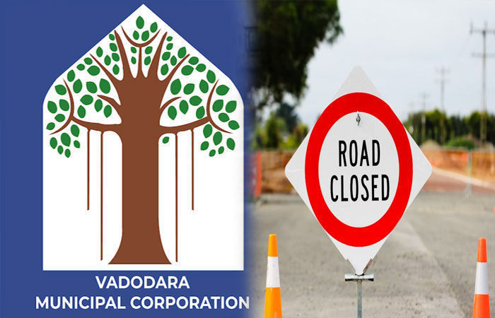 વડોદરા કોર્પોરેશનને ડ્રેનેજ લાઇનની કામગીરી હાથ ધરતા આ માર્ગો બંધ કરાયા