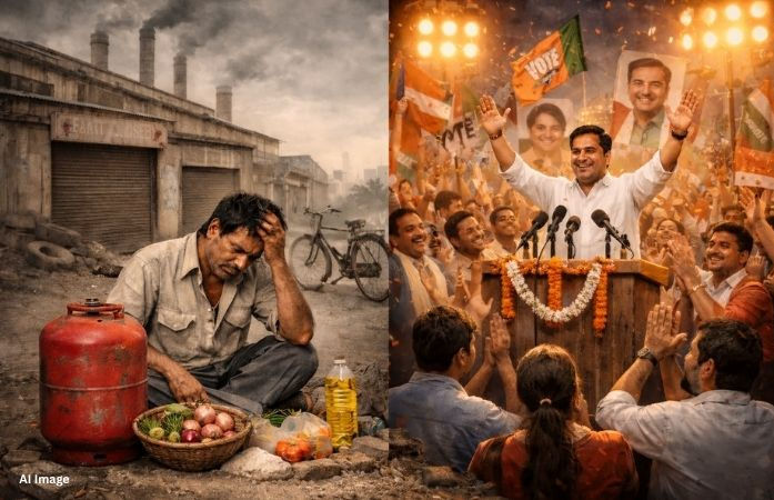પ્રજા મોંઘવારીથી ત્રસ્ત અને રાજકીય પક્ષો ચૂંટણીમાં મસ્ત! આર્થિક મંદીમાં ફેક્ટરી-કારખાના ઠપ