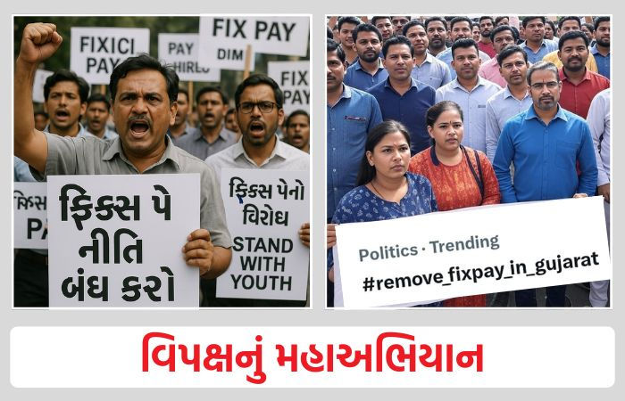 ફિક્સ પગાર, આઉટસોર્સિંગ, કોન્ટ્રાક્ટ પ્રથા: ગુજરાતમાં દાયકાઓથી ચાલતા દમનનો અંત લાવવા મહાસંગ્રામ
