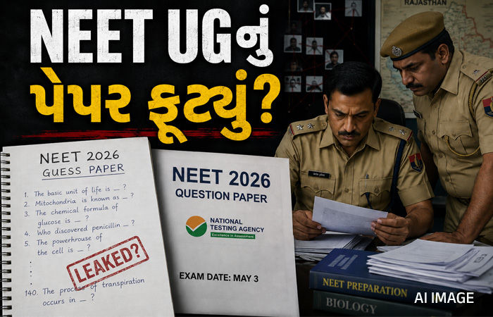 NEET UG નું પેપર ફૂટ્યું? 140 પ્રશ્નો વાઇરલ પેપરમાંથી બેઠા પૂછાયા, રાજસ્થાન SOG એક્શનમાં