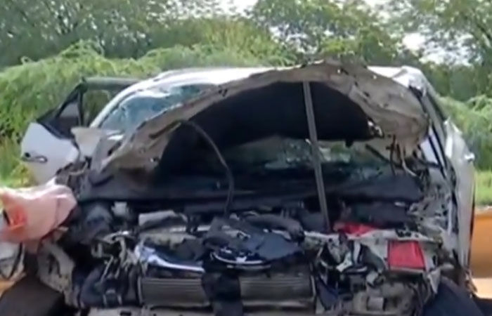 Ahmedabad car accident: Three die on spot, alcohol found in car
