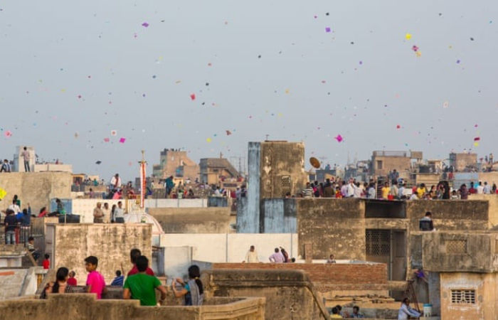 Kite festival is booming biz with ₹1 lakh rent-a-terrace in Ahmedabad’s walled city