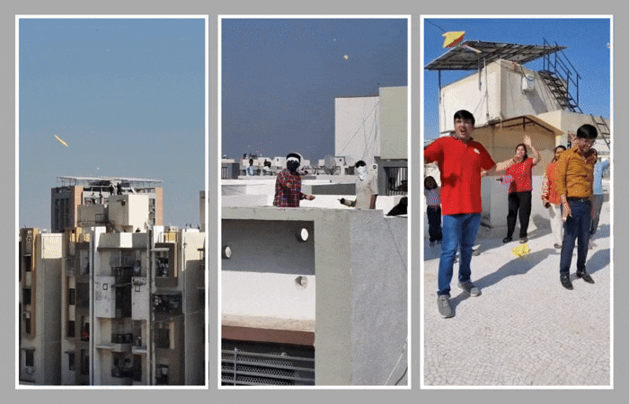 અમદાવાદ: પવનની મંદ ગતિથી પતંગ રસિયા નિરાશ, આકાશમાં પેચને બદલે ધાબે ખાણી-પીણીની મહેફિલ