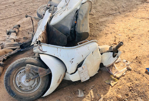 Scooter rider killed after dumper truck hits two-wheeler near SG Highway