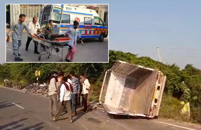 અમરેલી: સાવરકુંડલાના સેંજળ પાસે બોલેરો પલટી જતાં સર્જાયો અકસ્માત, એકનું મોત, 23 ઈજાગ્રસ્ત