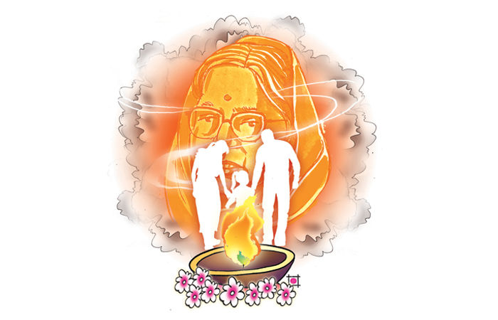 ''હું મમ્મી માટે દિવાળી લઈ આવી છું.'' - ધર્મજા