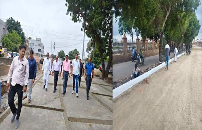 જામનગર શહેરની જનતાને આગામી શનિવારે નવા બે અડધો-અડધો કિલોમીટરના સીસી રોડની ભેટ મળશે