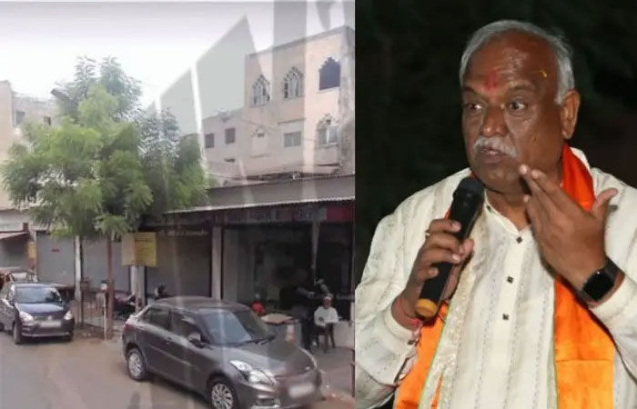 BJP MLA calls for razing of illegal shops built on AMC school land
