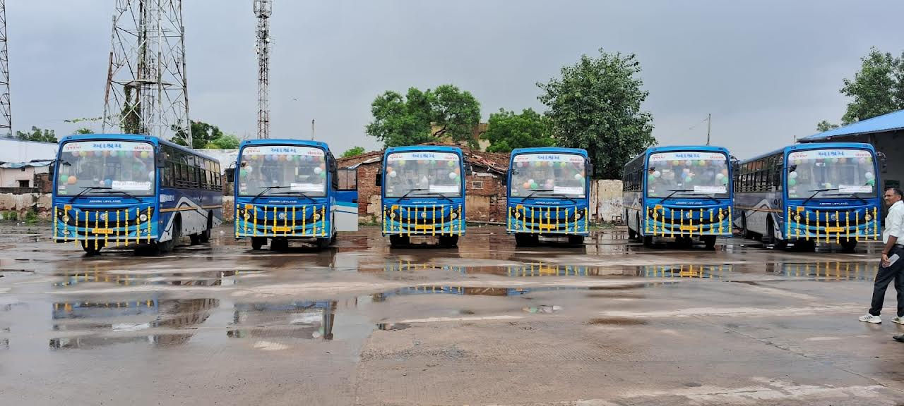 વિરમગામ એસટી ડેપોને 6 નવી બસ મળી