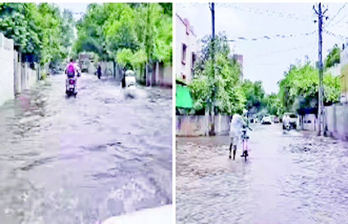 આણંદમાં 3 કલાકમાં અઢી ઈંચ વરસાદ ખાબકતા શહેર જળમગ્ન