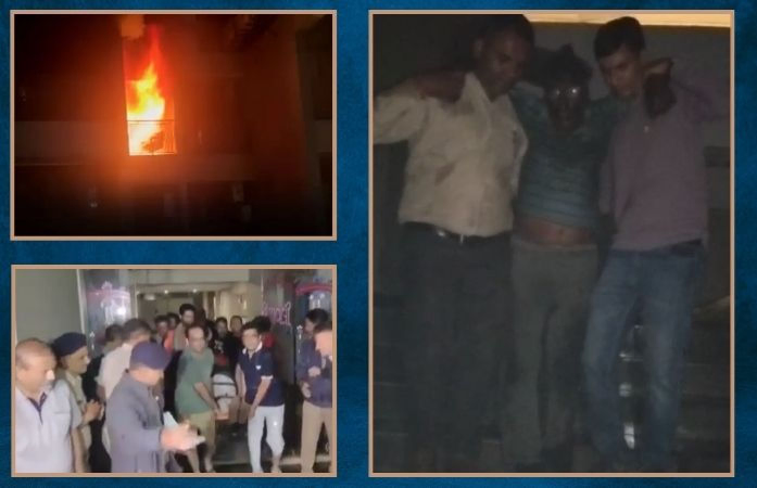 22 માળના ઇસ્કોન પ્લેટિનમમાં આગ: એક મહિલાનું મોત, 37નું રેસ્ક્યૂ કરાયું, 21 ઈજાગ્રસ્ત