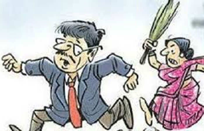 જામનગરમાં પતિ ઉપર ક્રિકેટના બેટથી પત્નીનો હુમલો