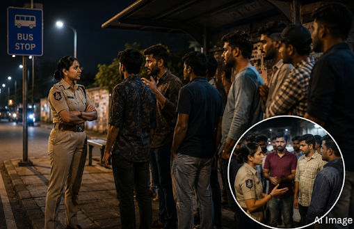 Woman cop goes undercover at bus stop in Hyderabad, 40 men approach her
