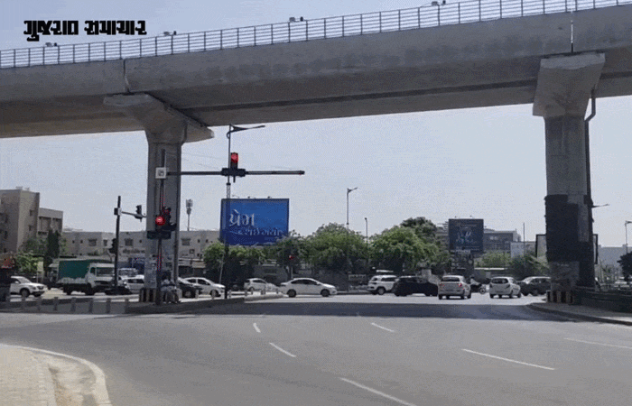 ગાંધીનગર: હવે ટ્રાફિક જ નક્કી કરશે સિગ્નલનો સમય, 'આઇકોનિક રોડ' પર હાઇટેક AI સિસ્ટમ કાર્યરત