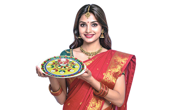 નવરાત્રિનો નોખો શણગાર : માતાજીની આરતીની સજાવટ