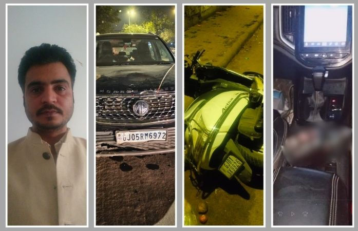 અમદાવાદના નરોડામાં નશામાં ધૂત કાર ચાલકનો આતંક, દંપતી અને બાળકીને અડફેટે લેતા લોકોમાં રોષ