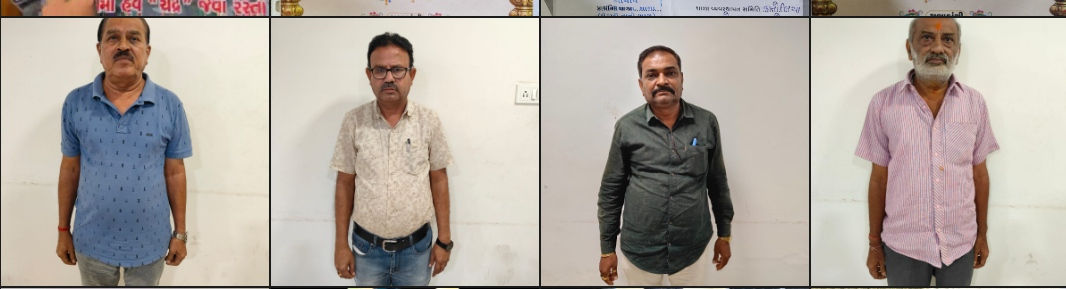 ડભોઇમાં શિક્ષકોની શરાફી મંડળીની કચેરીમાં એસીબીની ટ્રેપ  બે આચાર્ય અને બે નિવૃત્ત શિક્ષક ૨૦૦૦ની લાંચ લેતા ઝડપાયા