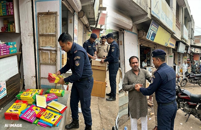 ગોધરામાં ઉંદર પકડવાની પ્રતિબંધિત 'ગ્લુ ટ્રેપ' વેચતા 3 વેપારીઓ ઝડપાયા, SOGના દરોડા