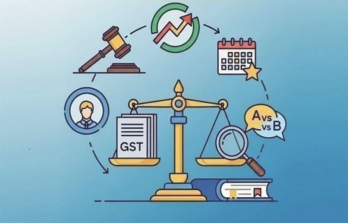 GST કર-પ્રણાલી હેઠળના તાજેતરના અગત્યના ત્રણ કોર્ટ કેસોની મહત્વની બાબતો  પર નજર