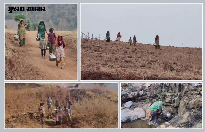 છોટા ઉદેપુર : ડુંગર વિસ્તારોમાં સ્થાનિકોના પાણી માટે વલખાં, યોજના ફક્ત કાગળ પર