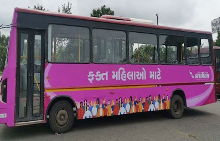 સુરત પાલિકા આજથી ફક્ત મહિલાઓ માટેની પીંક બસ નો કરશે પ્રારંભ