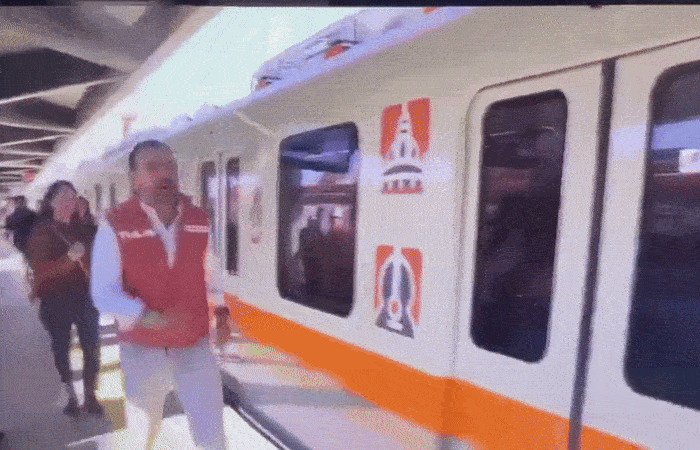 Watch: ઉદ્ધાટનમાં થોડા મોડા પહોંચ્યા મેયર, તો ટ્રેન થઈ ગઈ રવાના, વાઈરલ થયો વીડિયો