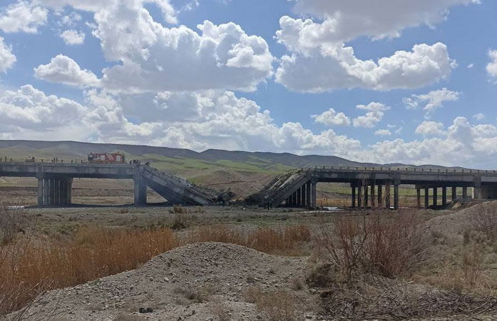 Fresh strikes hit Iran’s Kashan railway bridge as conflict escalates after Kharg Island attack