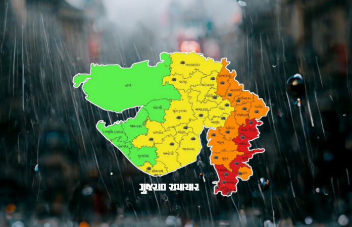 ગુજરાતમાં આજે 5 જિલ્લામાં રેડ ઍલર્ટ, 30 જુલાઈ સુધી રાજ્યમાં ગાજવીજ સાથે ભારે વરસાદની આગાહી