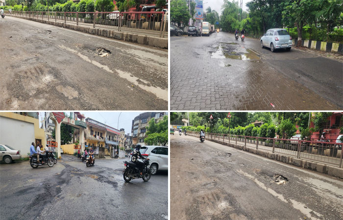 સુરતના બિસ્માર રસ્તા દશામા વિસર્જન અને ગણેશ આગમન યાત્રા માટે વિલન બને તેવી ભીતિ