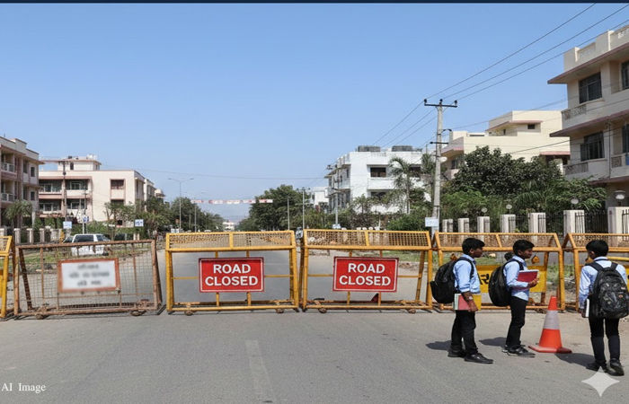 વડોદરા: હાલ પરીક્ષાનો માહોલ છતાં વધુ એક વાસણા વિસ્તારનો રસ્તો આજથી 20 દિવસ બંધ