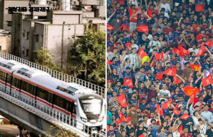 IPL ફાઇનલ: અમદાવાદ મેટ્રોના મુસાફરોની સંખ્યામાં નોંધાયો રેકોર્ડબ્રેક વધારો, મોડી રાત સુધી 62 વધારાની ટ્રેનો દોડાવાઈ