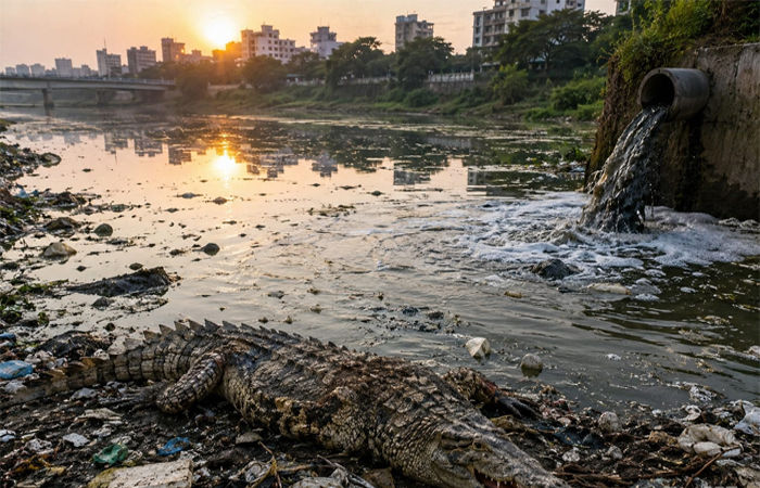 આજે વિશ્વ પર્યાવરણ દિવસની ઉજવણી વચ્ચે   વિશ્વામિત્રી નદીની દુર્દશા અને મગરોના મોત એક ગંભીર ચેતવણી સમાન