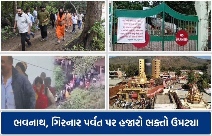 ગિરનાર લીલી પરિક્રમા મોકૂફ, પણ 'જય ગિરનારી'ના નાદ સાથે પ્રતિકાત્મક પરિક્રમાનો પ્રારંભ