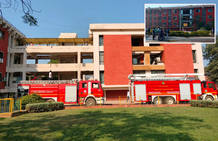 ગાંધીનગરમાં જૂના સચિવાલયની બિલ્ડિંગમાં આગ, એક કલાકે કાબૂમાં આવી, કોઈ જાનહાનિ નહી