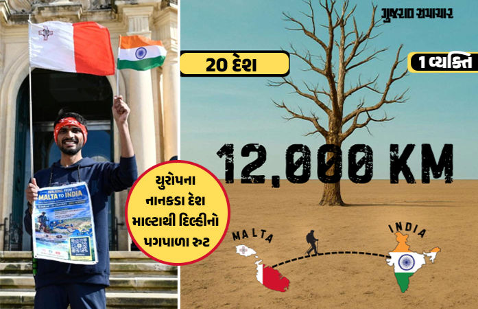 ભાવનગરના યુવકનું અનોખું સાહસઃ ક્લાઈમેટ ચેન્જ અવેરનેસ માટે શરૂ કરી 12 હજાર કિ.મી.ની સાહસયાત્રા