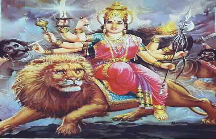 શુમ્ભ-નિશુમ્ભ દ્વારા પરાજીત થયેલાં દેવોએ કરેલી માતા જગદંબાની સ્તુતિ