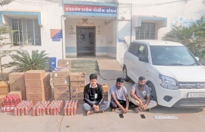 મહંમદપુરા પાસે વિદેશી દારૂની 1470 બોટલ ઝડપાઈ