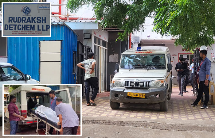 પડાણામાં કંપનીમાં વેલ્ડિંગ કરતા બે કામદારોના નીચે પટકાતા મોત
