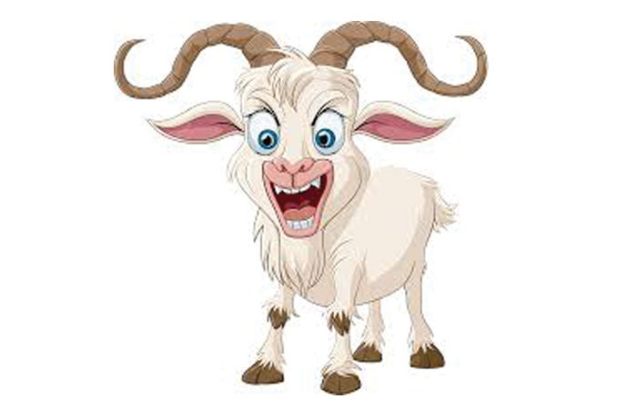 માથાભારે બકરીબેન                         .