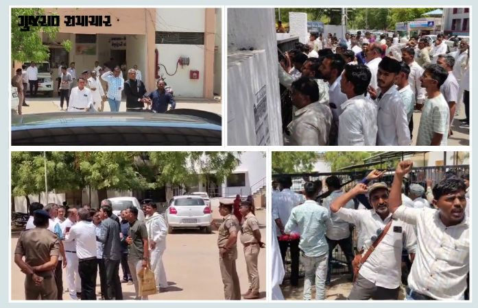 'અહીં કોઈ લોકશાહી જેવું રહ્યું નથી..' થરાદમાં ચૂંટણી ફોર્મની ચકાસણી પ્રક્રિયામાં ભારે હોબાળો