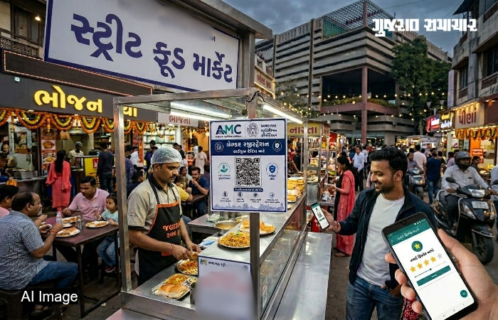 અમદાવાદમાં ખાણી-પીણીની લારીઓ પર લાગશે QR કોડ: સ્કેન કરી જાણી શકાશે ફૂડની ક્વોલિટી, આપી શકાશે ફિડબેક