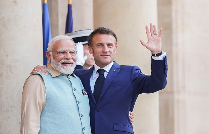 ફ્રાન્સમાં મોદી-મેક્રોન વચ્ચે સંરક્ષણ અને ન્યુકિલયર એનર્જી અંગે મંત્રણા થશે