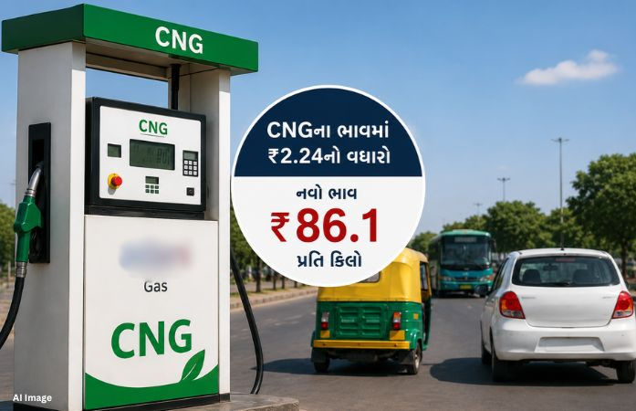 હવે અદાણીએ CNGના ભાવ વધાર્યા, પ્રતિ કિલોએ 2.24 રૂપિયાના ઉછાળા સાથે ભાવ 86 પાર
