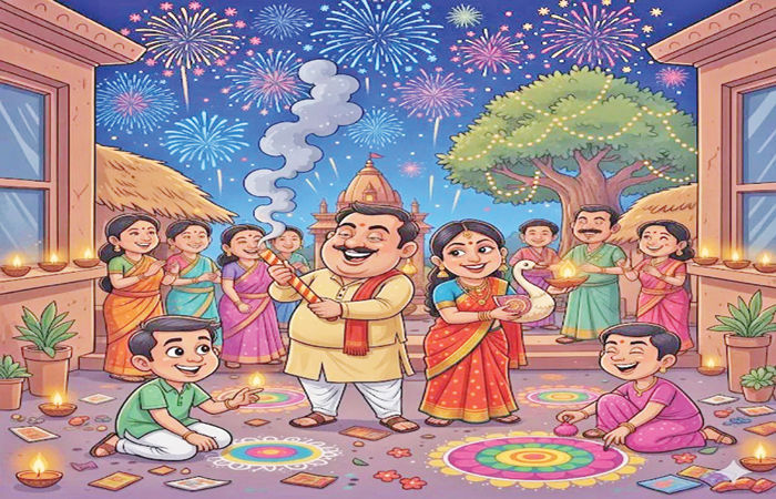 આણંદ અને ખેડા જિલ્લામાં દિવાળીની ઉજવણી