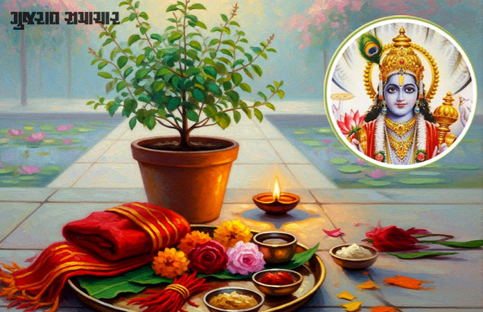 દેવઉઠી અગિયારસ: ધનની તંગીથી છૂટકારો મેળવવા તુલસીને ખાસ અર્પણ કરો આ વસ્તુઓ