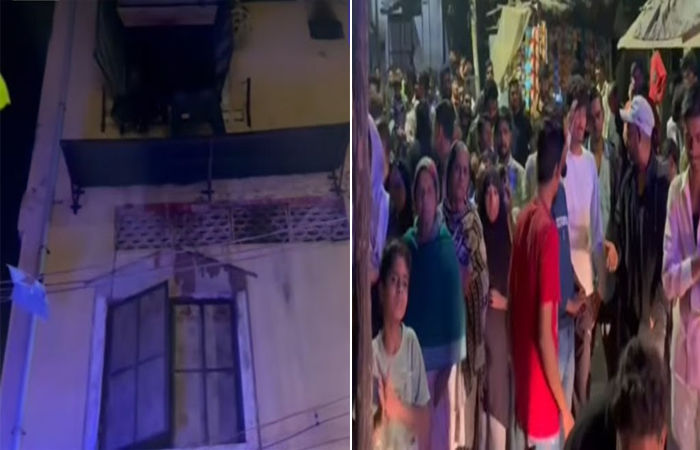 વડોદરામાં હાથી ખાના વિસ્તારના મકાનમાં મોડી રાત્રે આગ લાગતા લોનની રોકડ સહિત ઘરવખરી ખાક