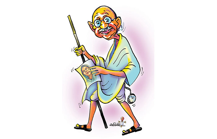 મા- એક વ્રત-નિષ્ઠ સાધ્વીઃ ગાંધીજી                                  .