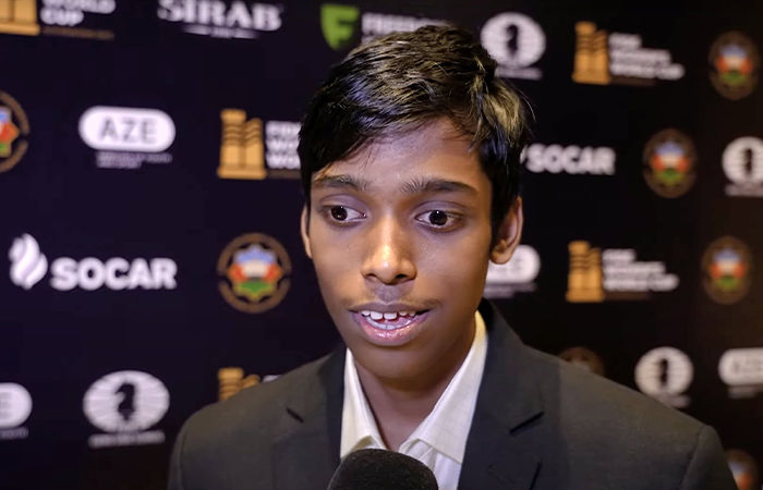 Praggnanandhaa becomes India No. 1 after beating world champ Ding Liren